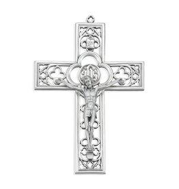 Hirten Crucifix - 5.5" Genuine Pewter "Cathedral Touch"