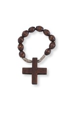 Hirten Dark Brown Wood Rosary Ring