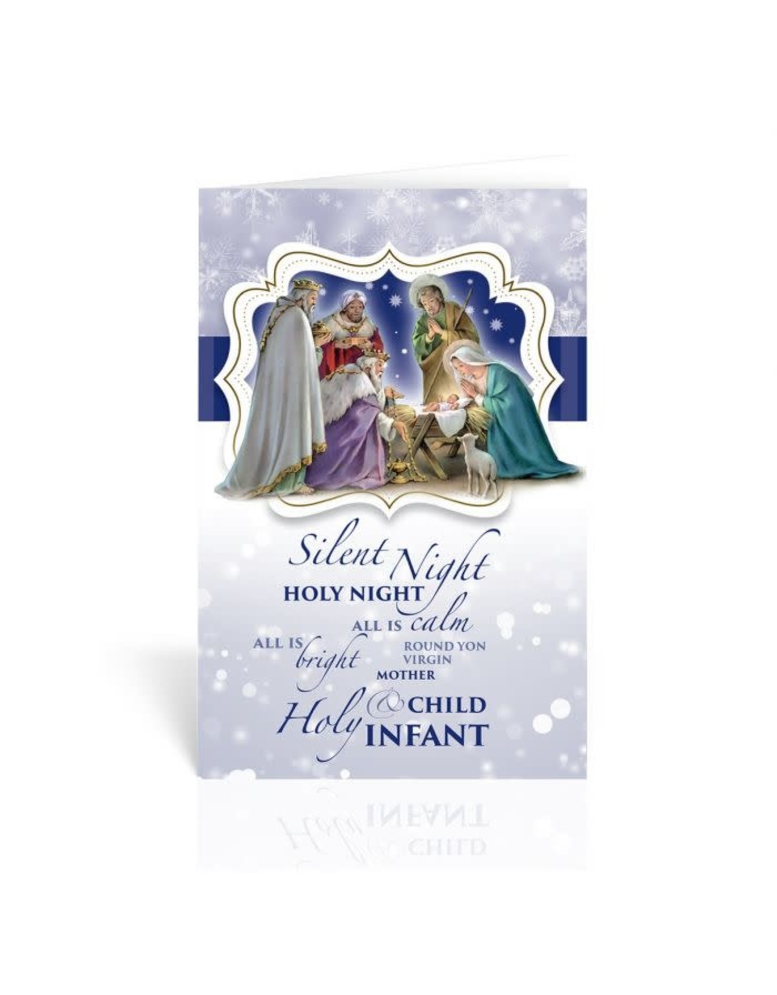 Hirten Nativity with a Magi Christmas Card