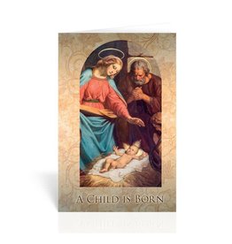 Hirten Christmas Card - A Child is Born