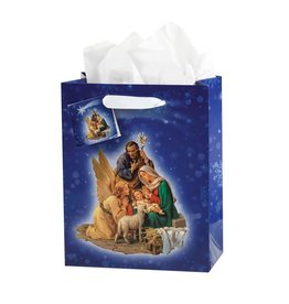 Hirten Christmas Gift Bag - Nativity (Large)