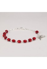 Hirten Red Ladybug Rosary Bracelet