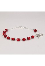 Hirten Red Ladybug Rosary Bracelet, Boxed