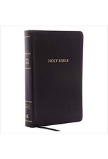 Thomas Nelson KJV Reference Bible, Personal Size Giant Print, Bonded Leather, Black, Red Letter Edition