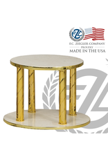 Ziegler Thabor (Pedestal) - Round Italian Marble