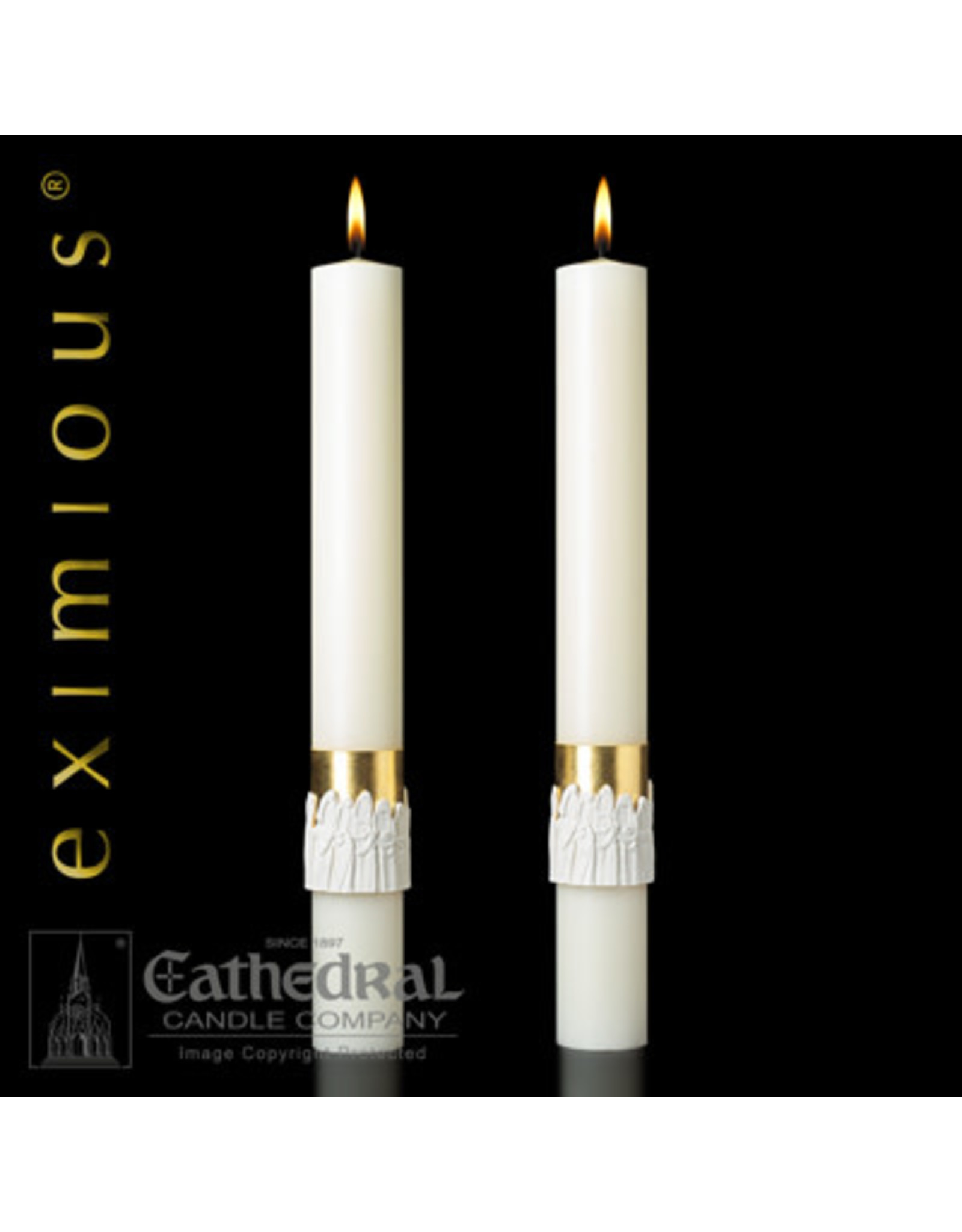 Cathedral Candle Twelve Apostles Paschal Candle