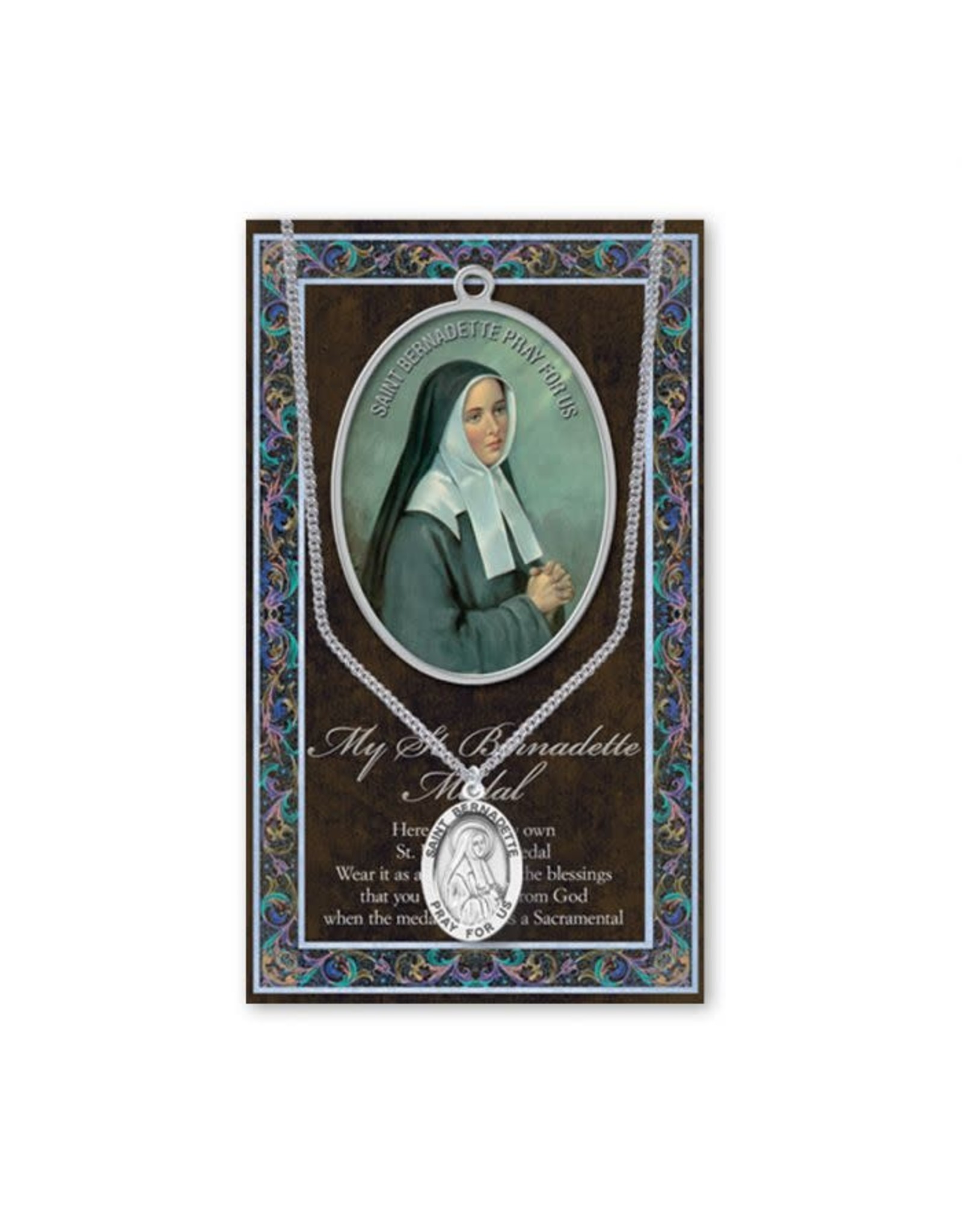 Pewter Necklace with Biography Card - Various Subjects