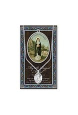 Pewter Necklace with Biography Card - Various Subjects