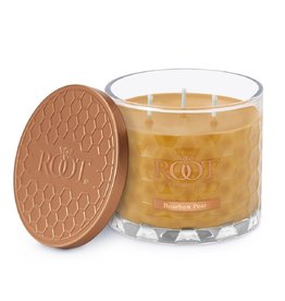 Root Root Candle - Bourbon Pear 3-Wick Honeycomb Candle