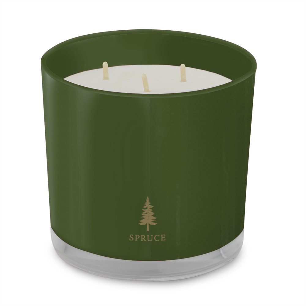 Root Candle Spruce 3Wick Candle Reilly's Church Supply