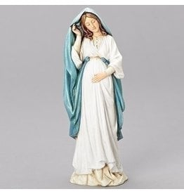 Roman Pregnant Mary Statue (8.75")