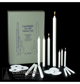 Cathedral Candle Candlelight Service Set (125)