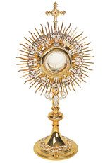 Koleys Monstrance - Gold Plated with Silver Plated Highlights