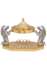 Koleys Thabor (Pedestal) - Gold Plated with Silver Adoring Angels