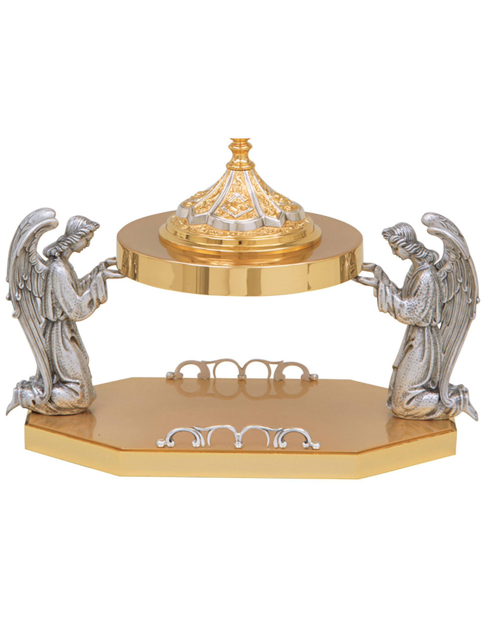 Koleys Thabor (Pedestal) - Gold Plated with Silver Adoring Angels
