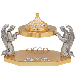 Koleys Thabor (Pedestal) - Gold Plated with Silver Adoring Angels