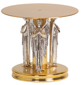 Koleys Thabor (Pedestal) with Three Silver Plated Angels