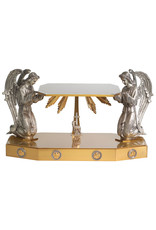 Koleys Thabor (Pedestal) with Large Antique Silver Plated Angels