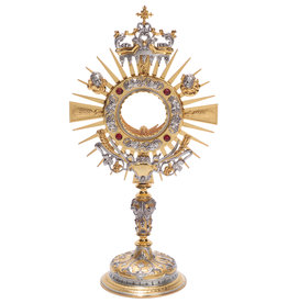 Monstrance - Silver and Gold Plated -