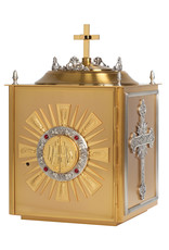 Koleys Tabernacle Gold Plated with Silver Plated Accents on Top and Side