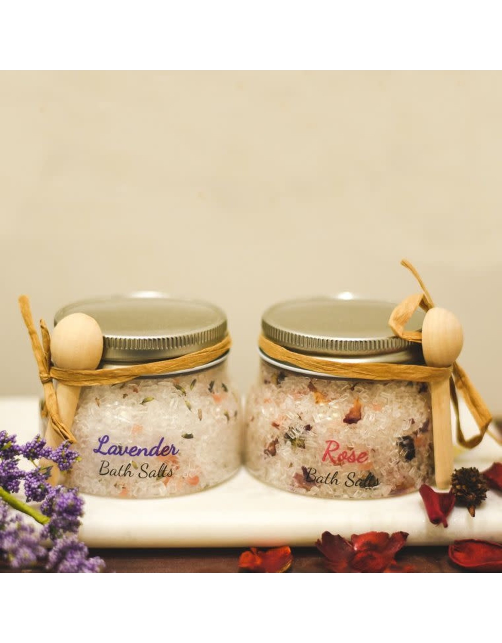 Oily Blends Spa Salts Made With Essential Oils - Lavender
