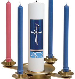 Advent Wreath for 7/8" Candles