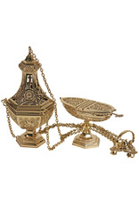 Koleys Censer & Boat, Polished Brass