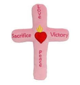 Sacred Heart Toys My First Cross Plush (Pink)