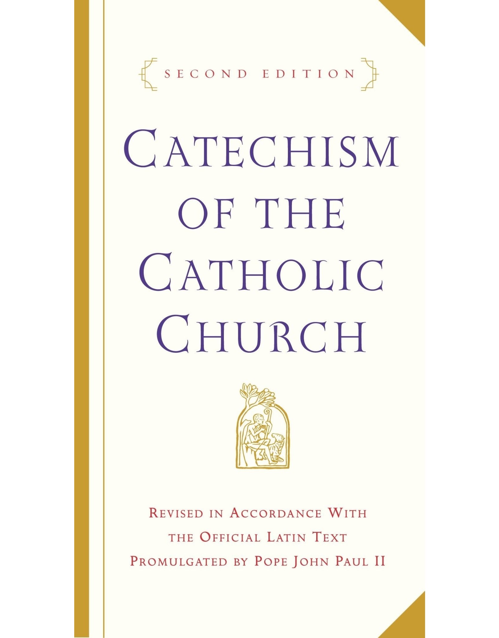 Double Day Catechism of the Catholic Church (Small White Hardcover)