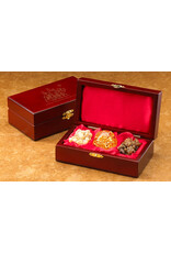 Three Kings Christmas Set - Gold, Frankincense and Myrrh in Satin Box