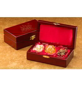 Three Kings Christmas Set - Gold, Frankincense and Myrrh in Satin Box