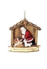 Roman Ornament - Kneeling Santa