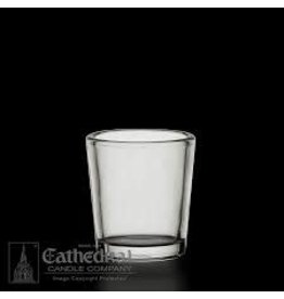 Cathedral Candle Votive Light Glass - Crystal, 15 Hour (Each)