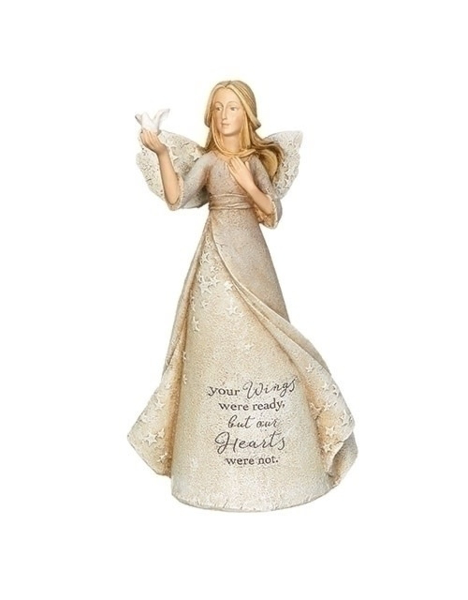 Roman Bereavement Angel Statue, 8.5"