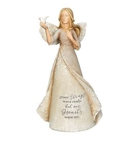 Roman Bereavement Angel Statue, 8.5"