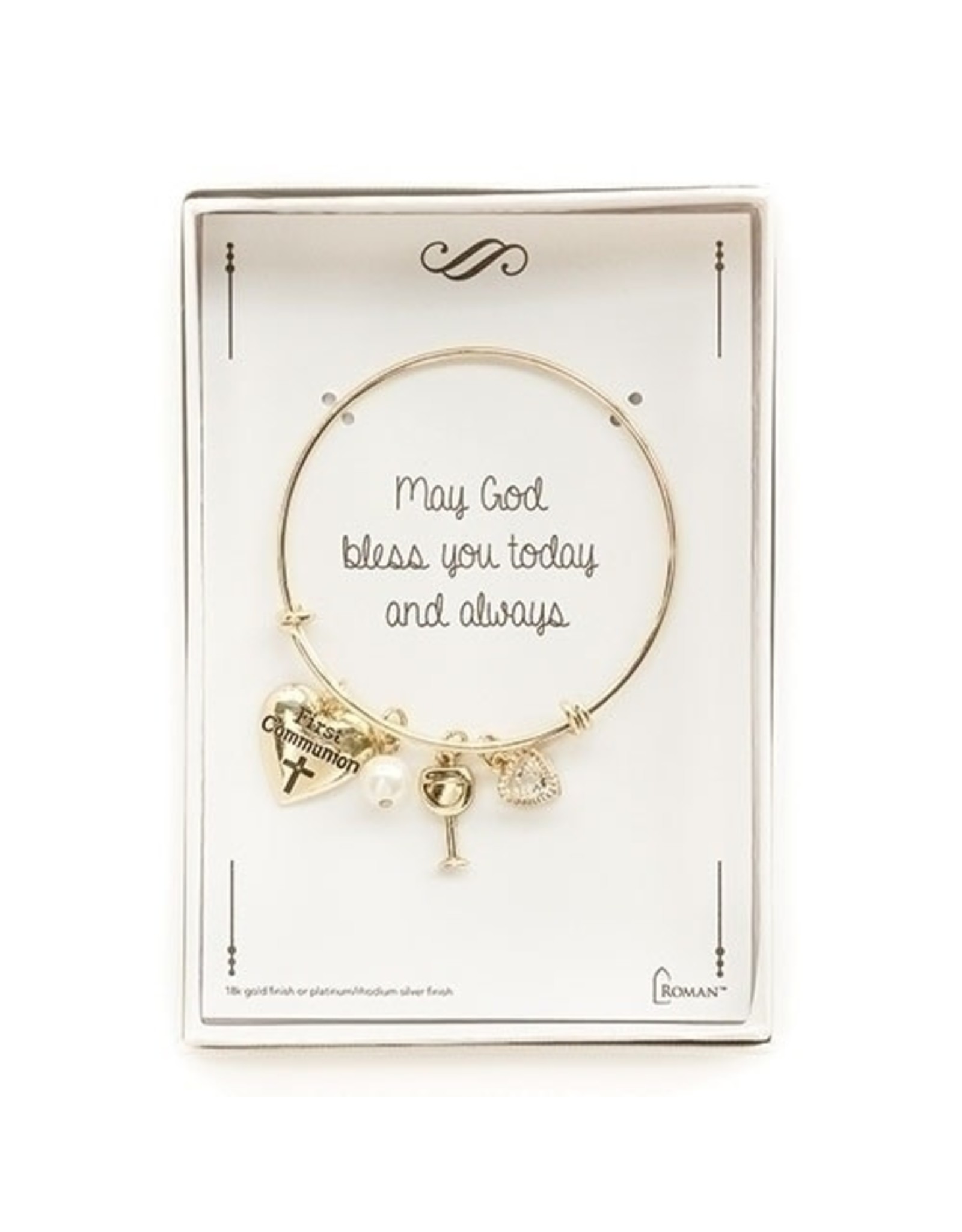 Roman First Communion Gold Bracelet