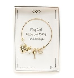 Roman First Communion Gold Bracelet