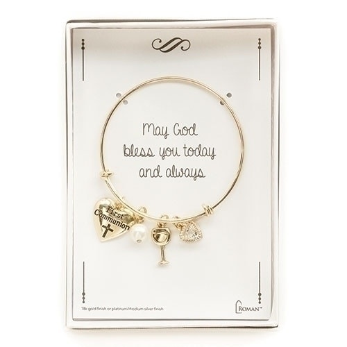 First Communion Gold Bracelet - Reilly's Church Supply & Gift Boutique