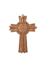 Roman Cross "God is My Arrow" 8.5"