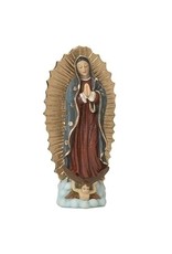 Roman Our Lady of Guadalupe Statue 4"
