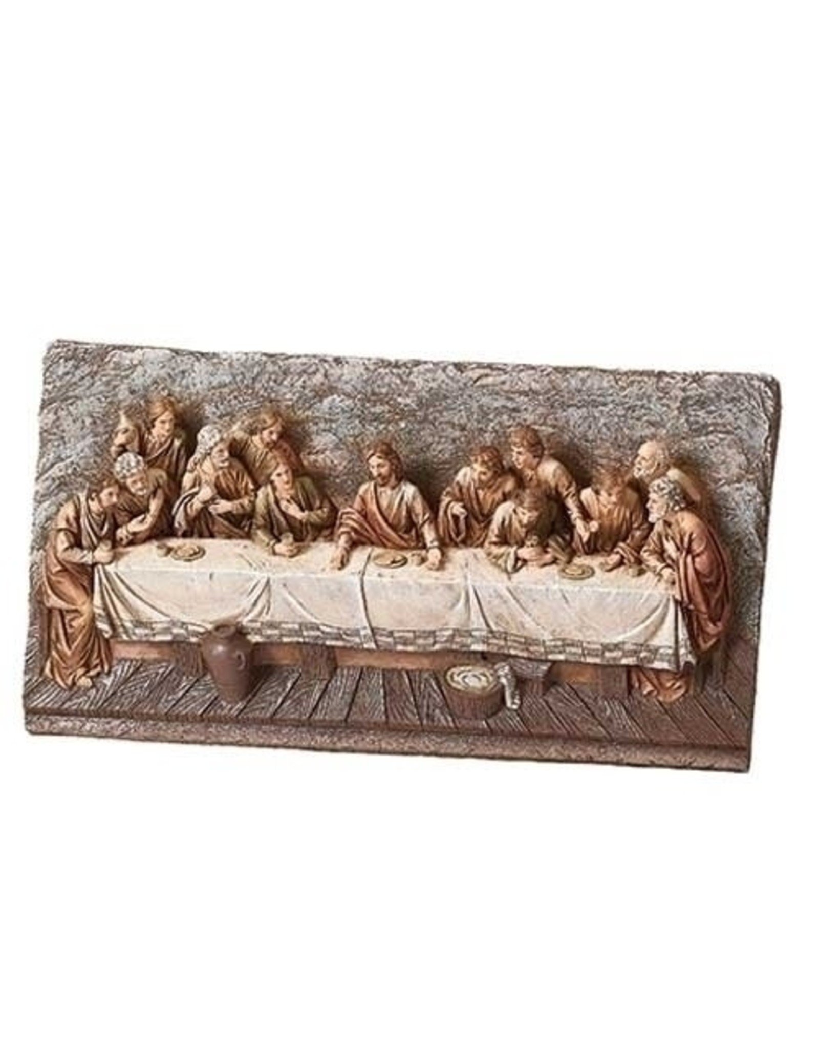 Roman Last Supper Wall Plaque 15x29