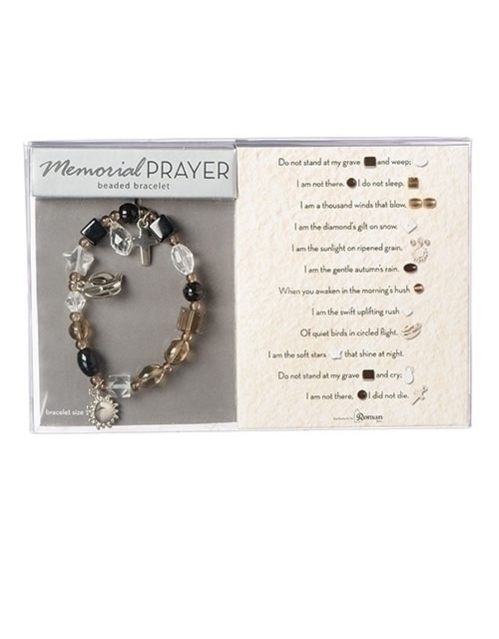 Roman Memorial Prayer Story Bracelet