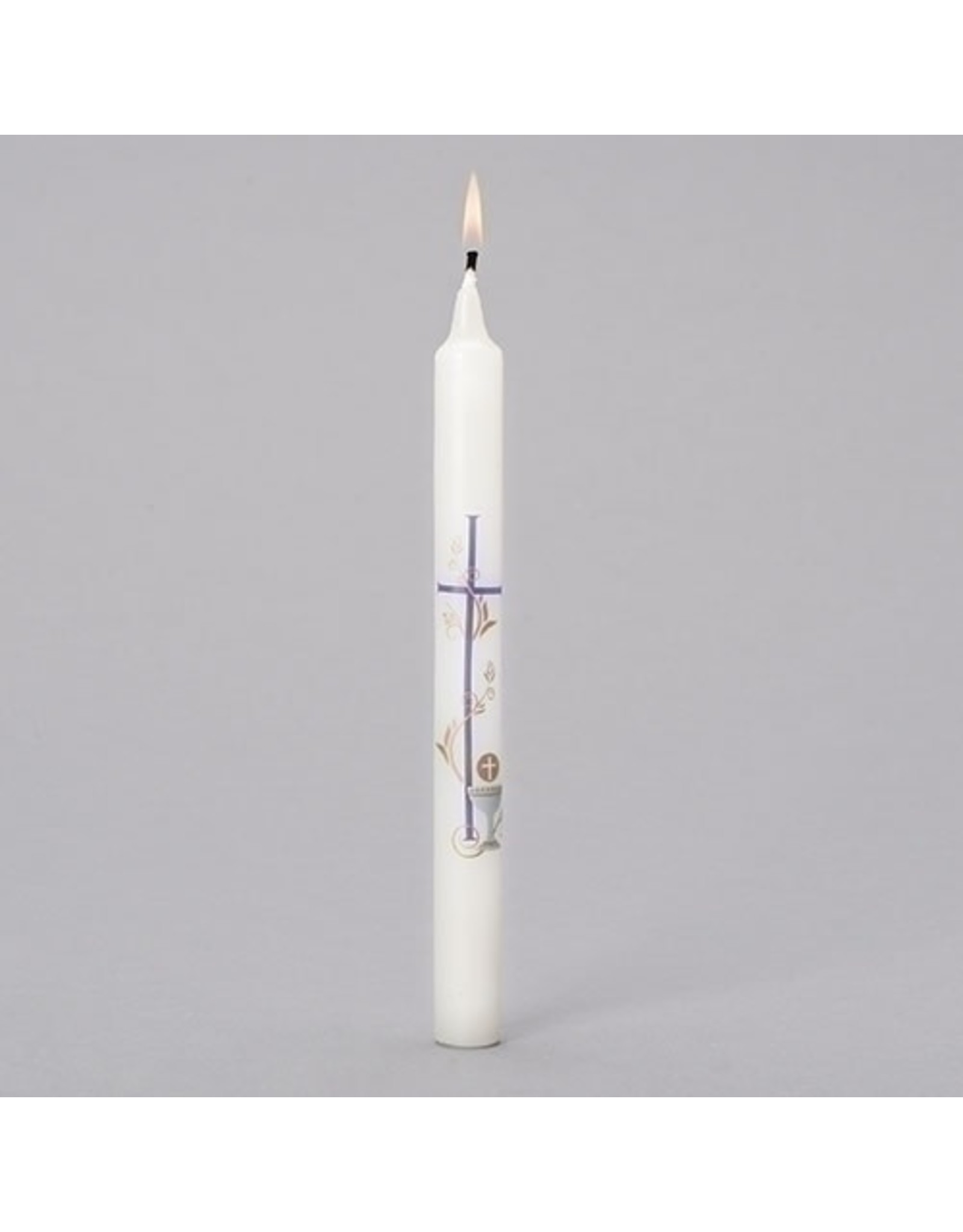 Roman First Communion Candle 10"