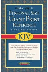 Hendrickson KJV Personal Size Giant Print Reference Bible-Black