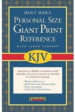 KJV Personal Size Giant Print Reference Bible-Black