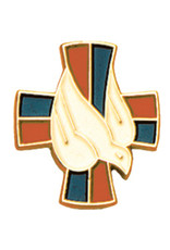 Terra Sancta Lapel Pin - Cross with Dove