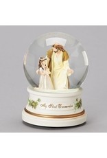 First Communion Musical Dome - Girl with Jesus
