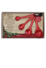Abbey & CA Gift Measuring Spoon Gift Set - "Recipe for Christmas Cheer"
