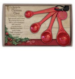 Abbey & CA Gift Measuring Spoon Gift Set - "Recipe for Christmas Cheer"