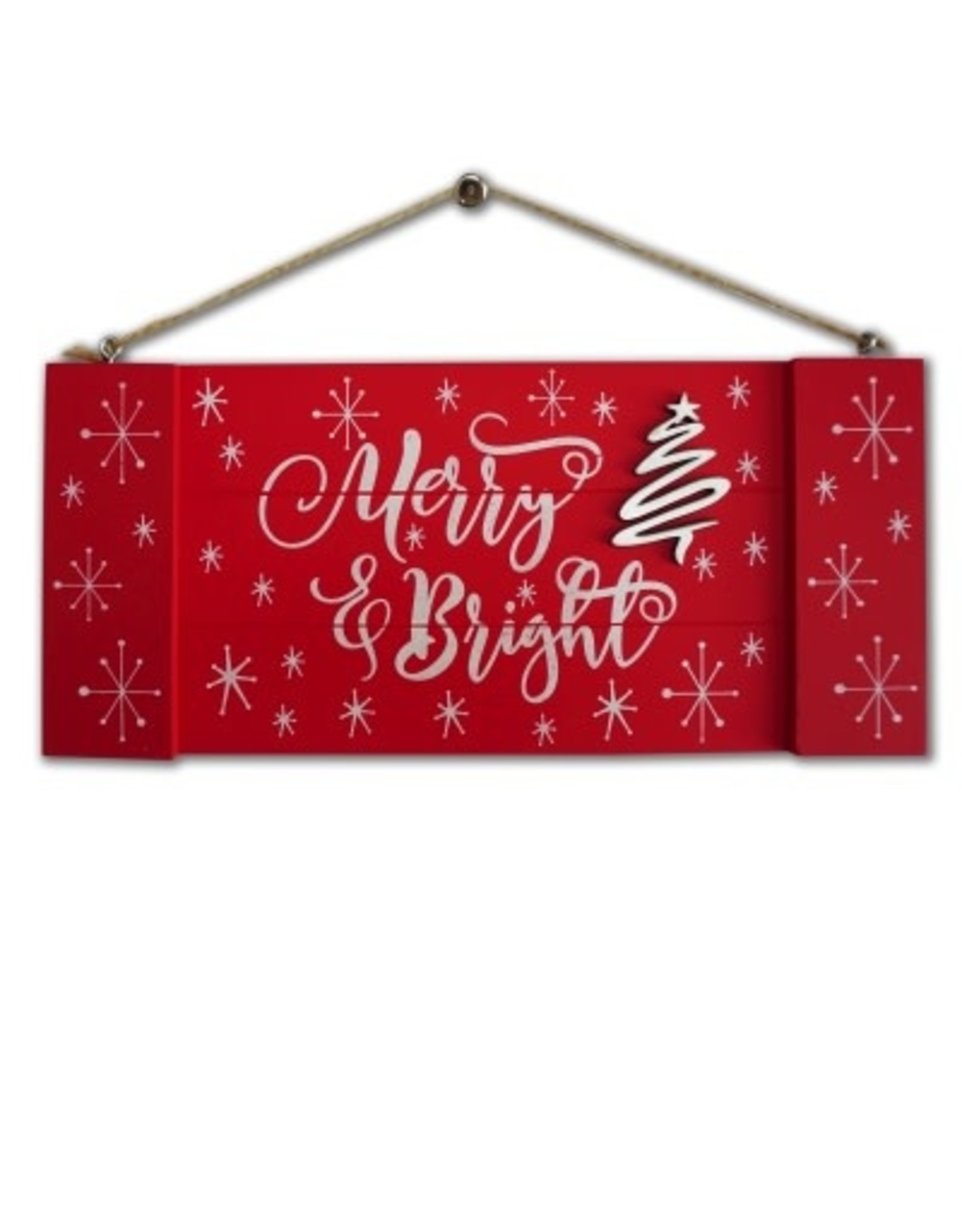 Plaque - Merry & Bright